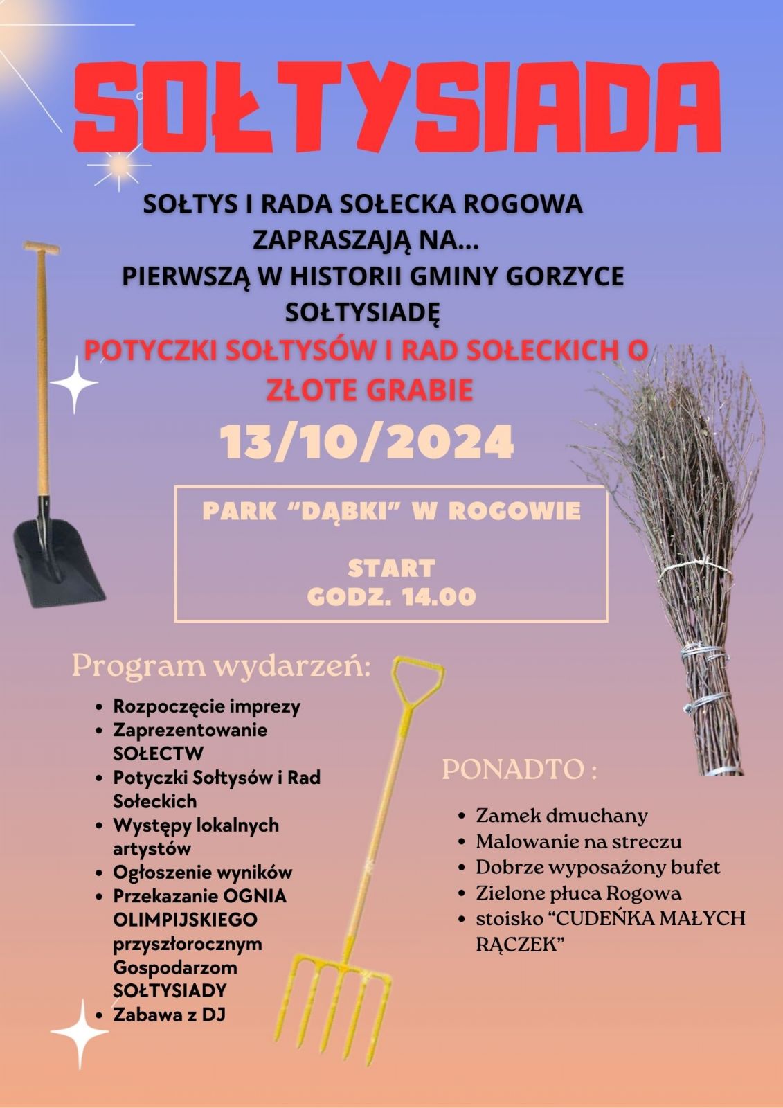 plakat imprezy soltysiada